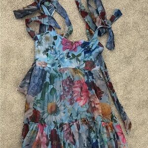 Floral Multicolor Kids Dress